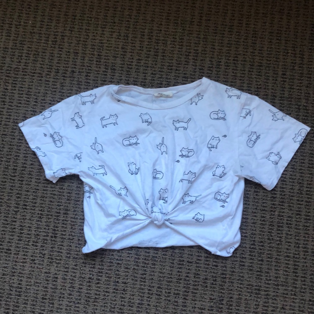 Short sleeve crop top